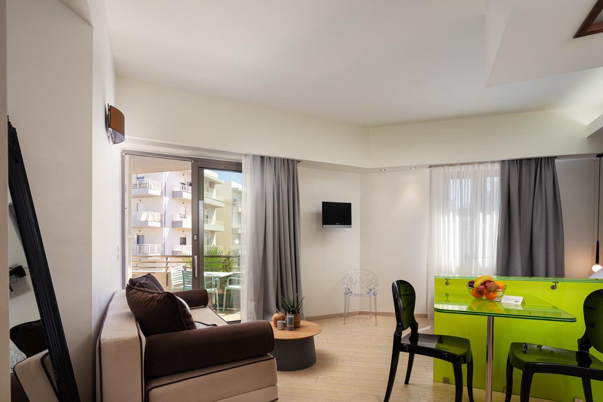 Steris Elegant Beach Hotel & Apartments Ретимно Екстериор снимка