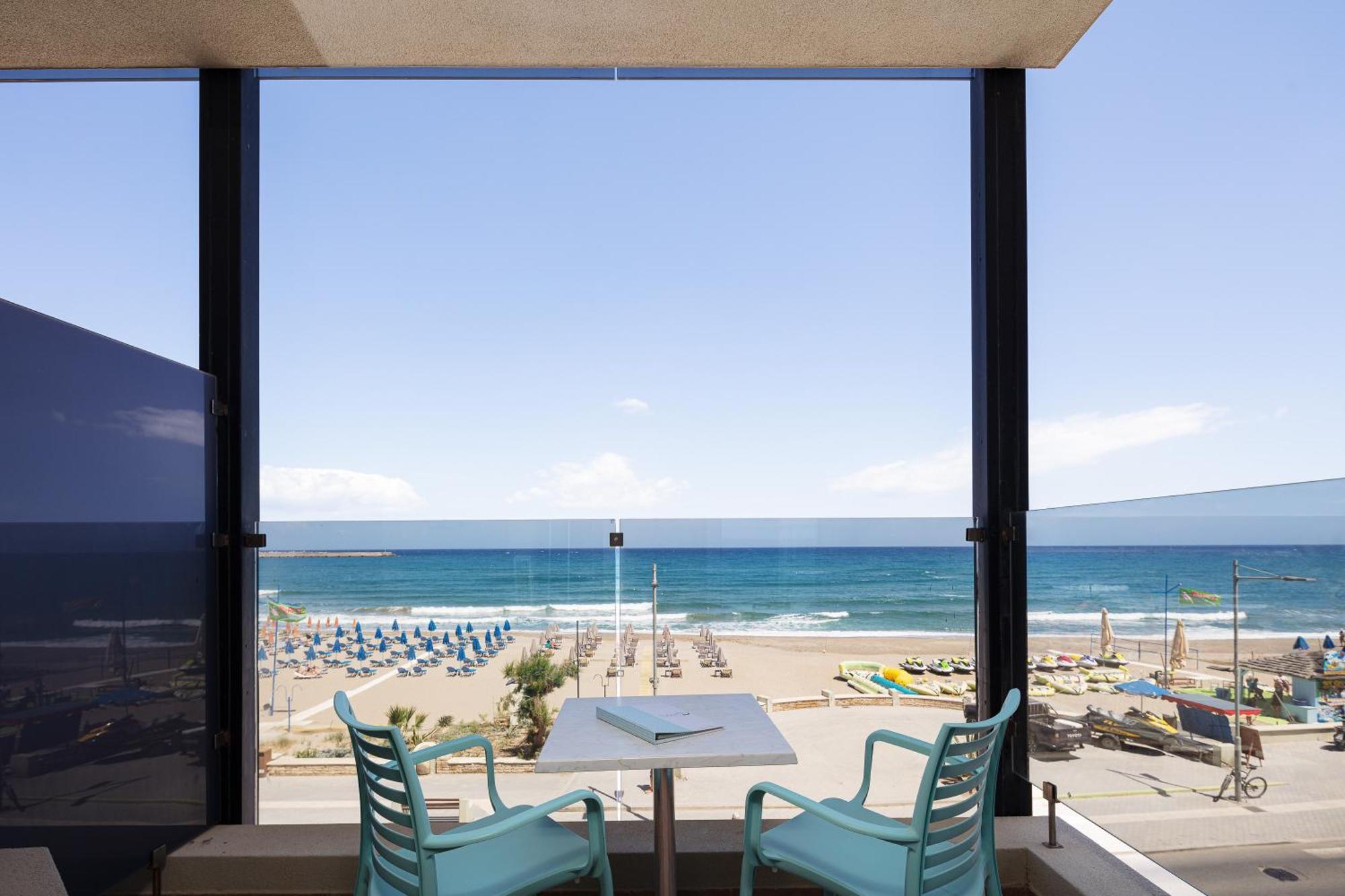Steris Elegant Beach Hotel & Apartments Ретимно Екстериор снимка