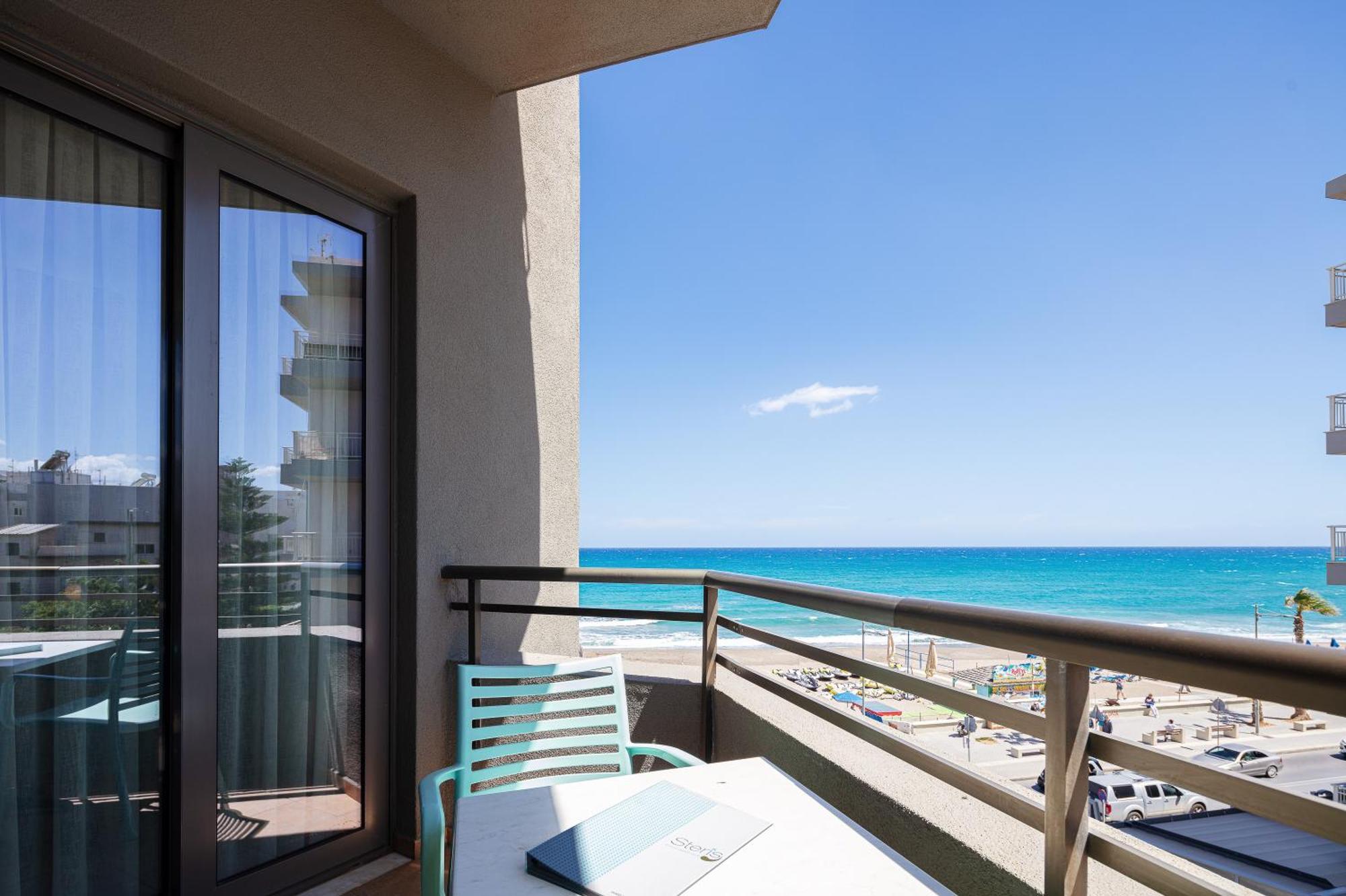 Steris Elegant Beach Hotel & Apartments Ретимно Екстериор снимка
