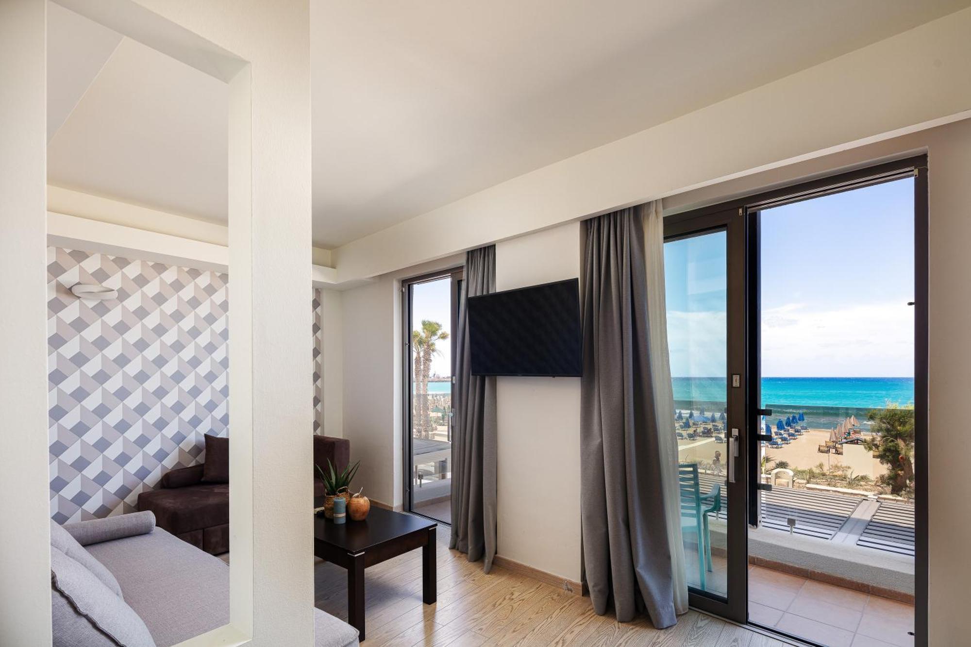 Steris Elegant Beach Hotel & Apartments Ретимно Екстериор снимка