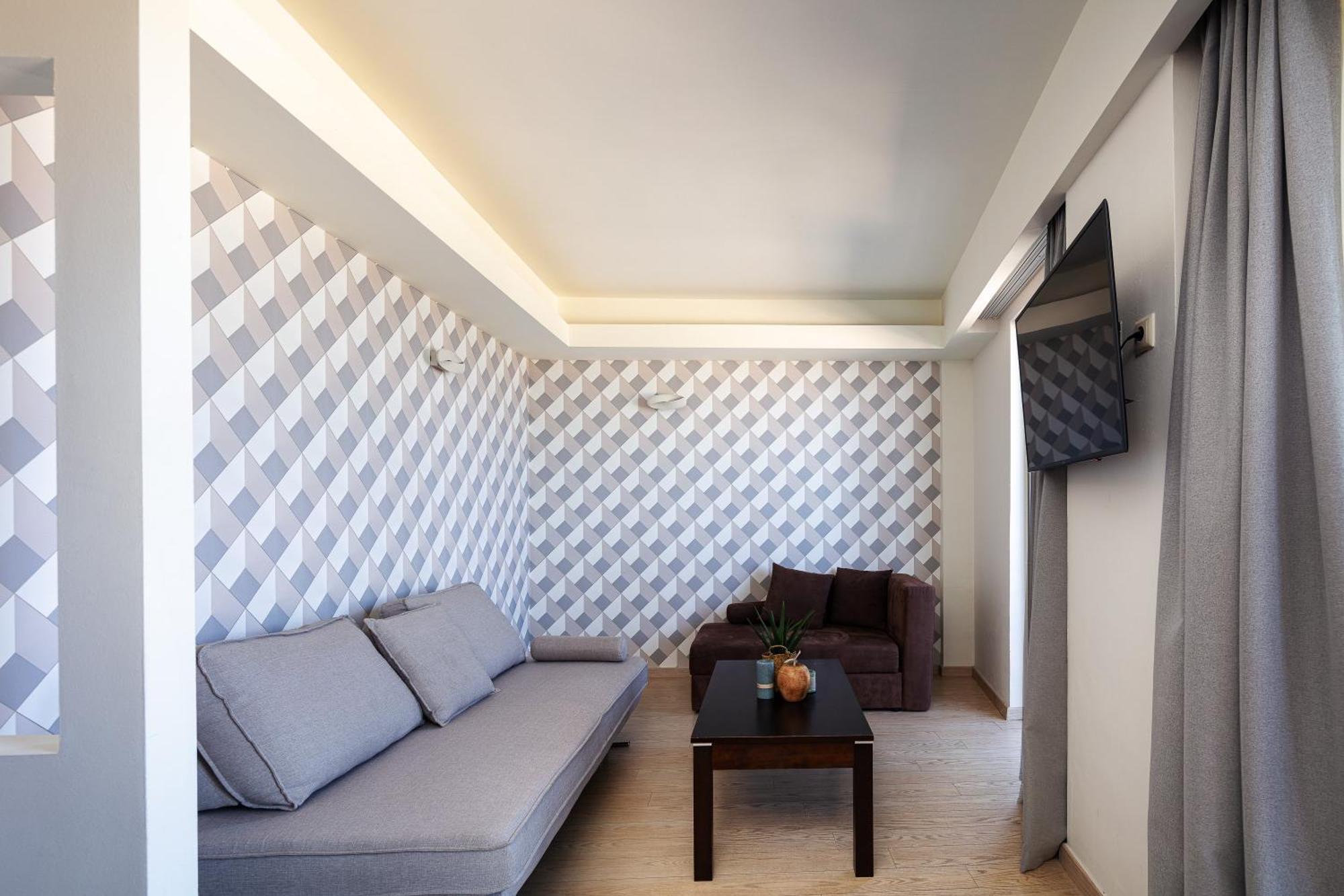 Steris Elegant Beach Hotel & Apartments Ретимно Екстериор снимка