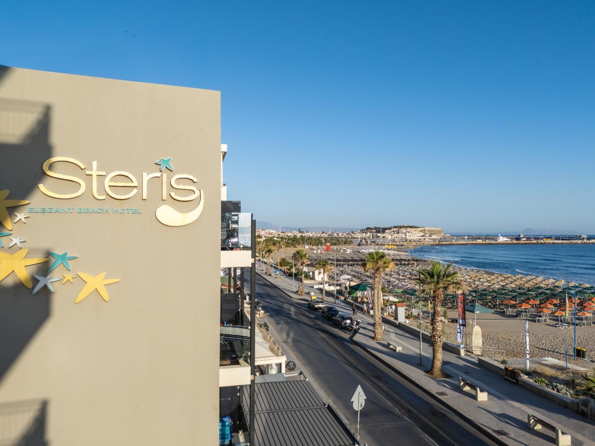 Steris Elegant Beach Hotel & Apartments Ретимно Екстериор снимка