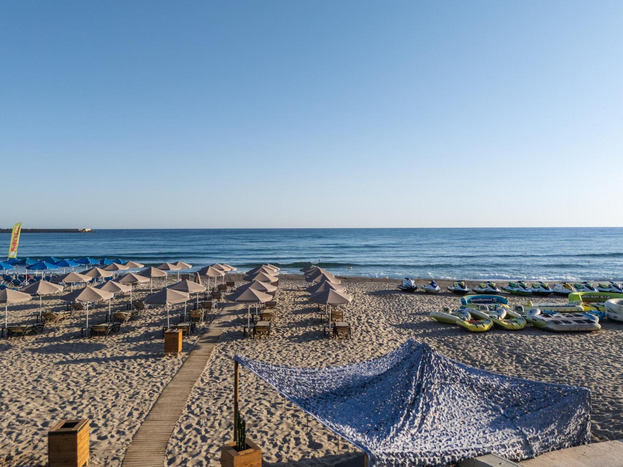 Steris Elegant Beach Hotel & Apartments Ретимно Екстериор снимка