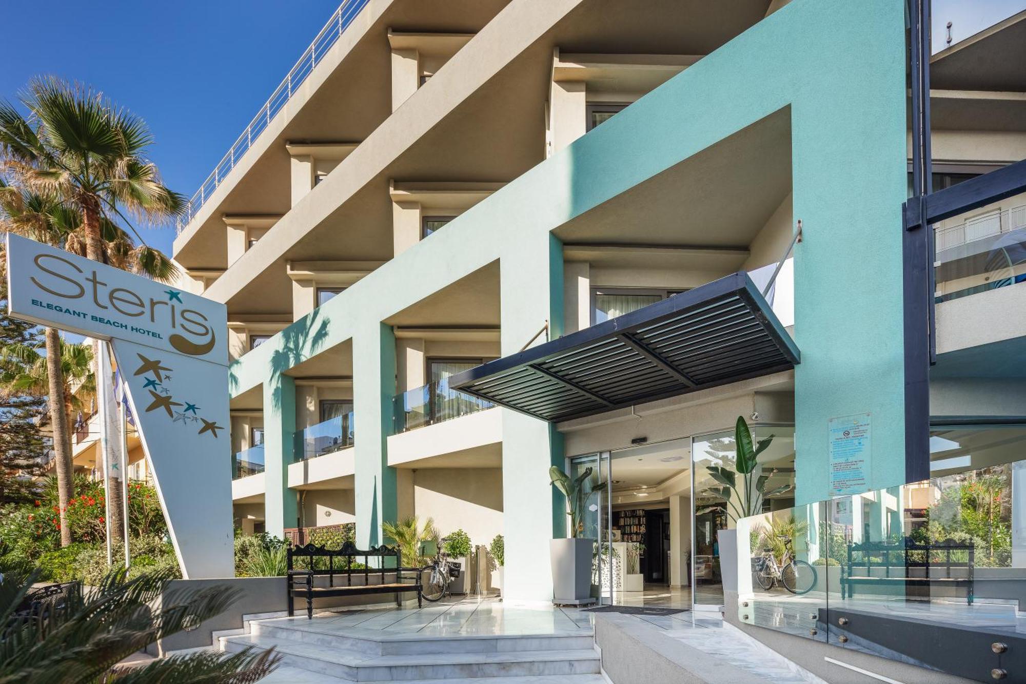 Steris Elegant Beach Hotel & Apartments Ретимно Екстериор снимка