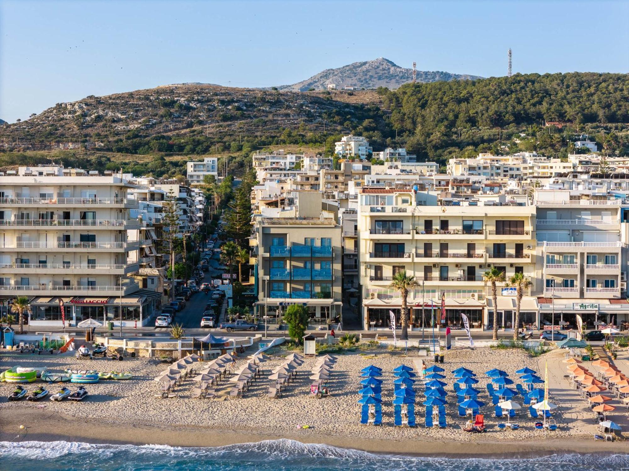 Steris Elegant Beach Hotel & Apartments Ретимно Екстериор снимка