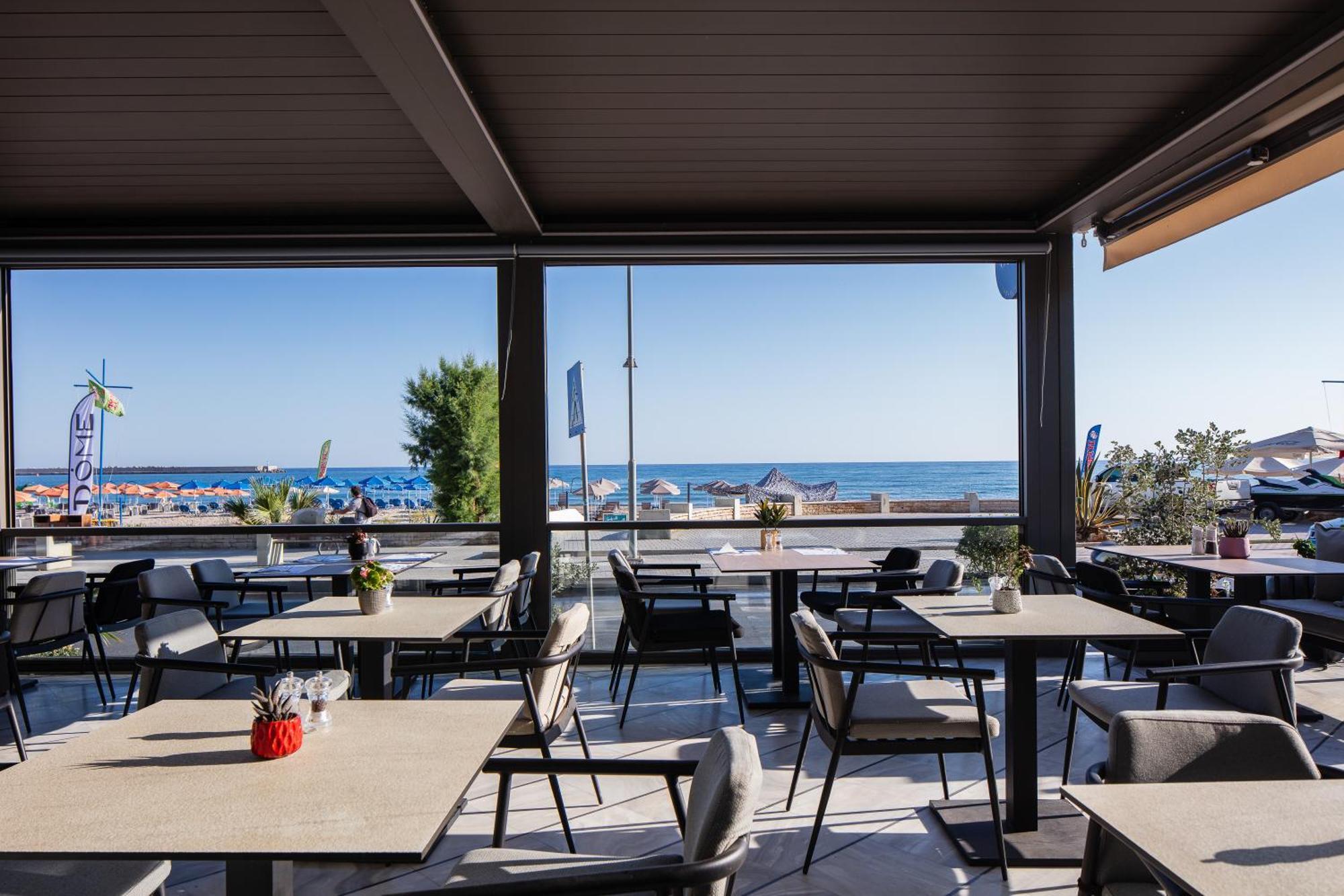 Steris Elegant Beach Hotel & Apartments Ретимно Екстериор снимка