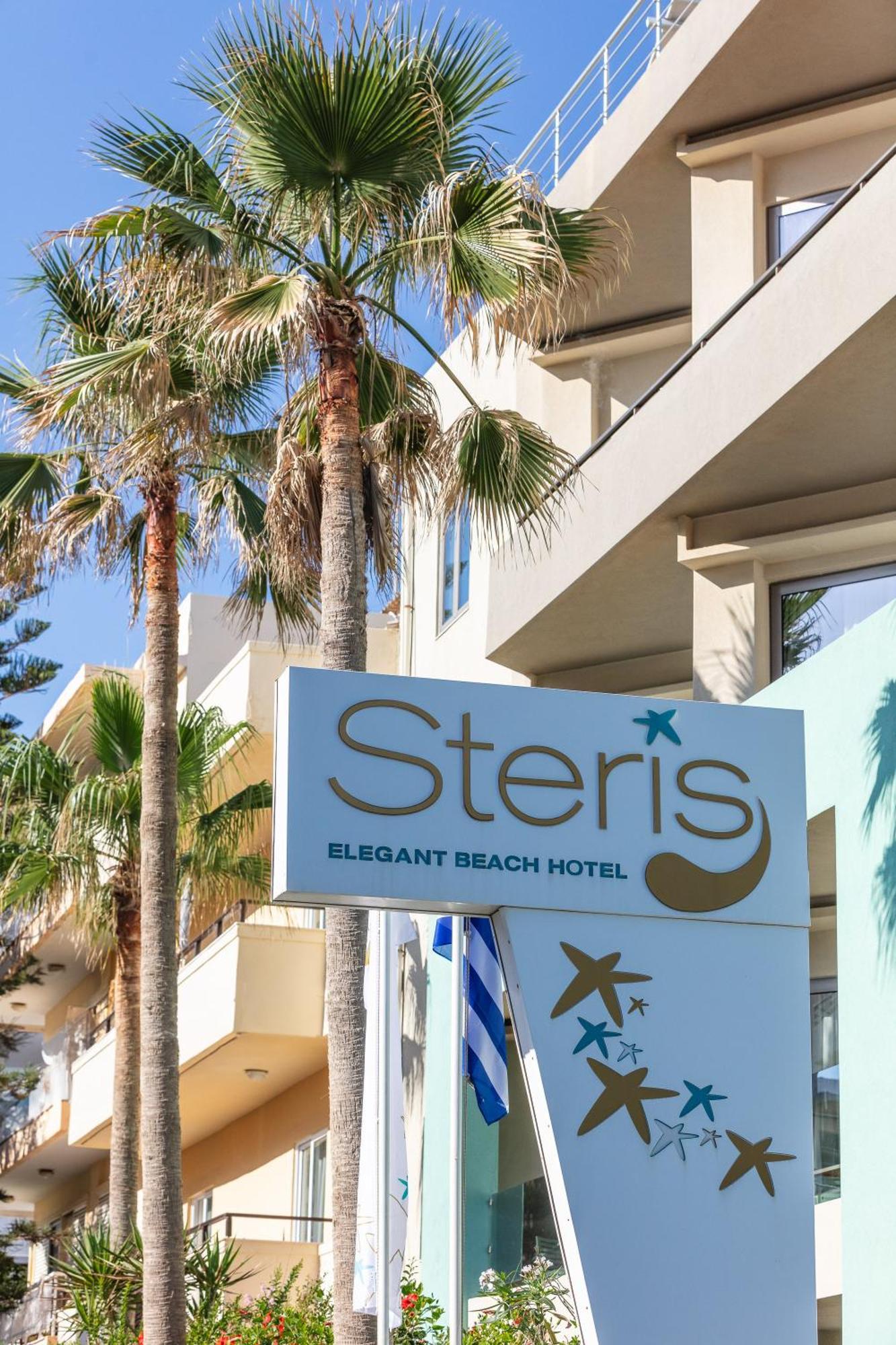 Steris Elegant Beach Hotel & Apartments Ретимно Екстериор снимка